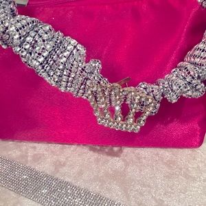 Beautiful pink evening bag